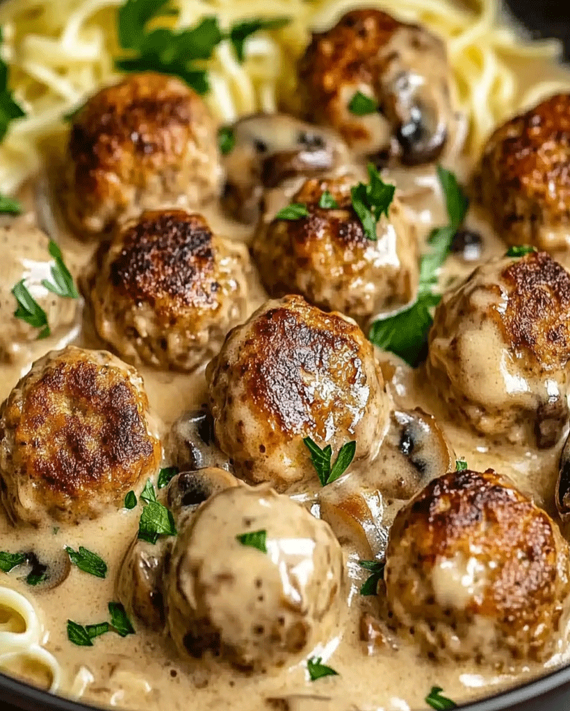 Mushroom Chicken Meatballs Recipe – Perfect for Family Dinners