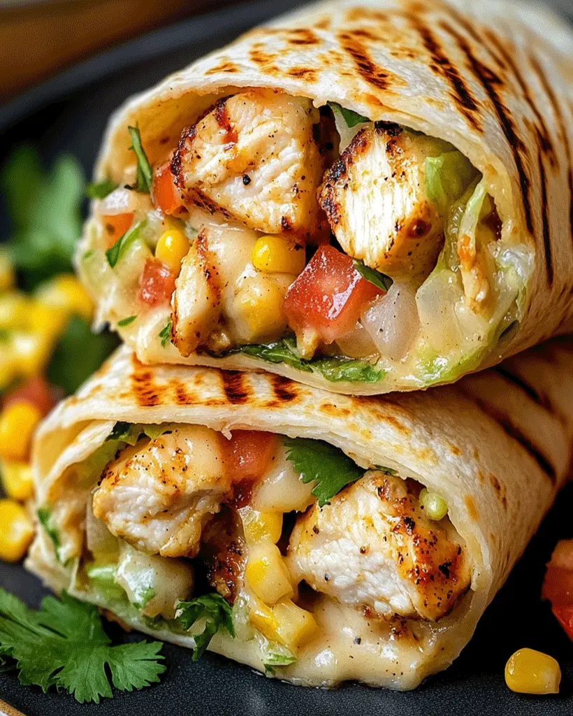 Southwest Grilled Chicken Wraps - Easy Dinner Recipe