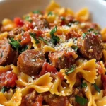 Italian Sausage with Bow Tie Pasta Recipe - Delicious Dinner Ideas