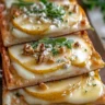 Pear and Gorgonzola Flatbread Recipe | Elegant Dinner Idea