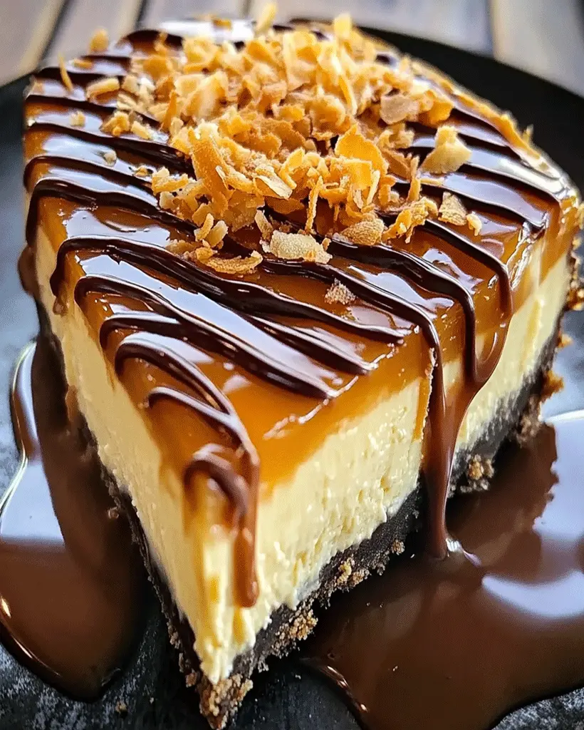 Samoa Cheesecake Recipe - Easy Dessert for Special Occasions