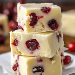 White Chocolate Cranberry Fudge Recipe – Sweet Holiday Dessert