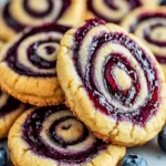 Blueberry Swirl Sugar Cookies – Easy Dessert Recipe