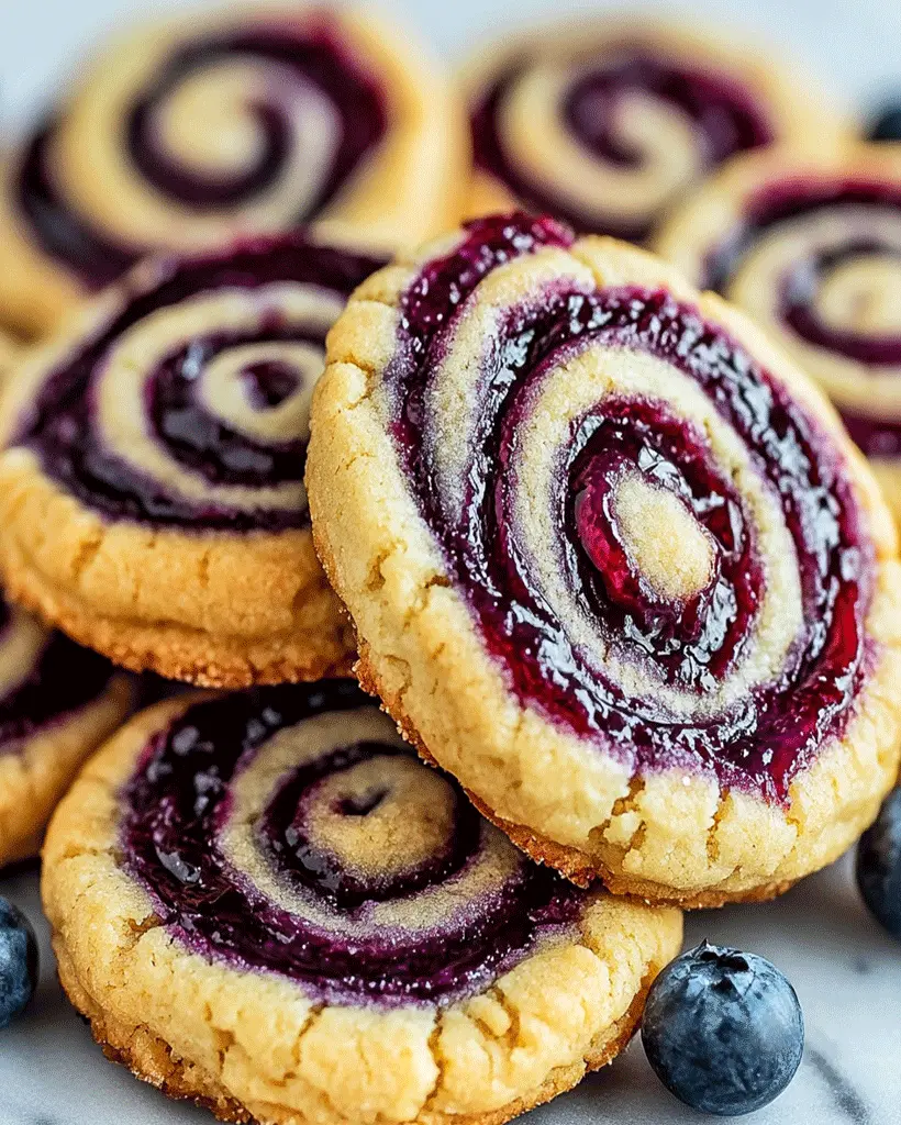 Blueberry Swirl Sugar Cookies – Easy Dessert Recipe