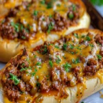 Garlic Bread Sloppy Joes - Easy Recipe for Dinner Ideas