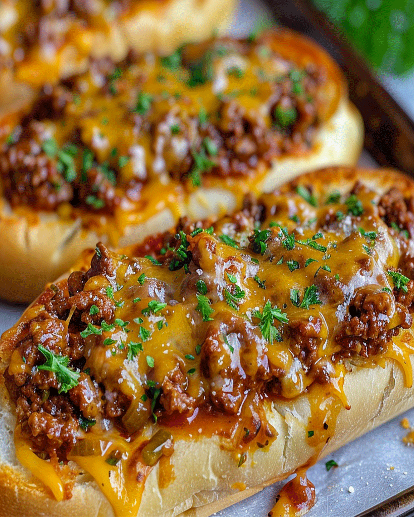 Garlic Bread Sloppy Joes - Easy Recipe for Dinner Ideas