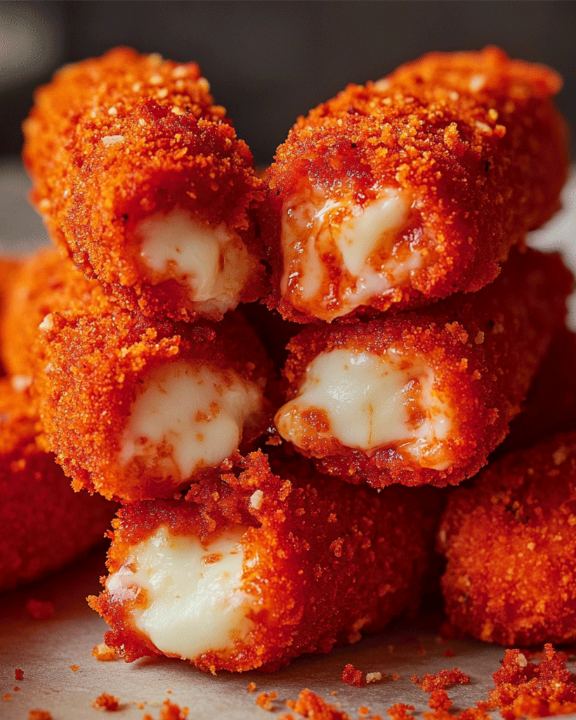 Crispy Cheddar Mozzarella Sticks Recipe - Easy Party Appetizer