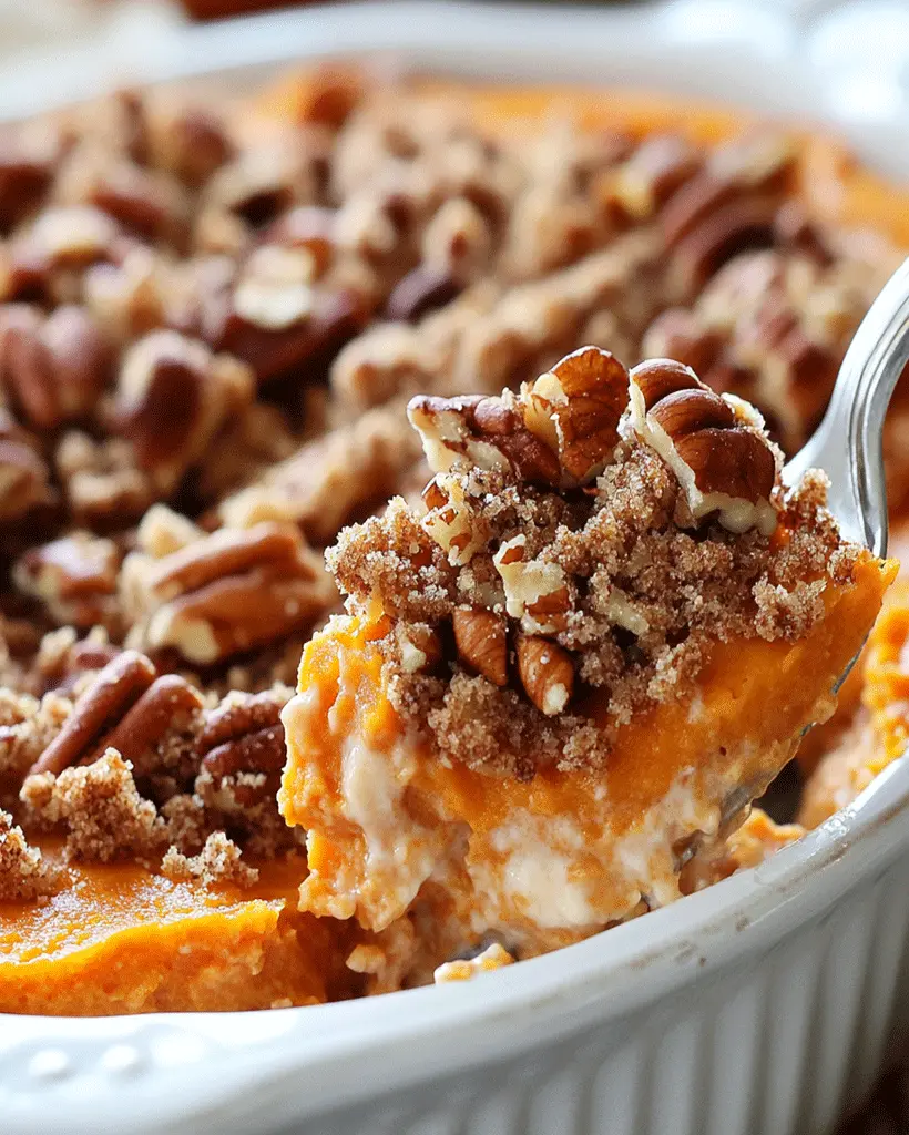 Sweet Potato Casserole Recipe - Perfect Holiday Side Dish