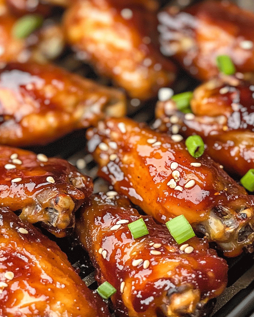 Air Fryer Asian Sticky Wings Recipe