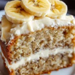 Banana Bread Cake with Cream Cheese Frosting - Easy Recipe