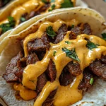 Cheesy Beef Street Tacos