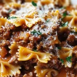 Cheesy Beef and Bowtie Pasta – Easy Family Dinner Recipe