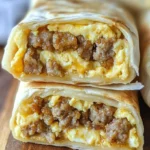 Cheesy Sausage and Egg Wraps – Easy Breakfast Recipe