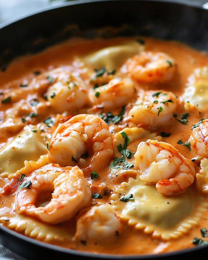 Homemade Shrimp and Lobster Ravioli