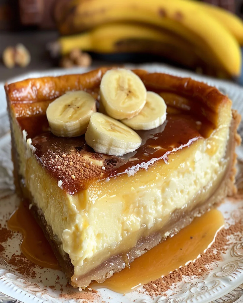 Luscious Crème Brûlée Banana Cheesecake Recipe | Best Dessert Treat