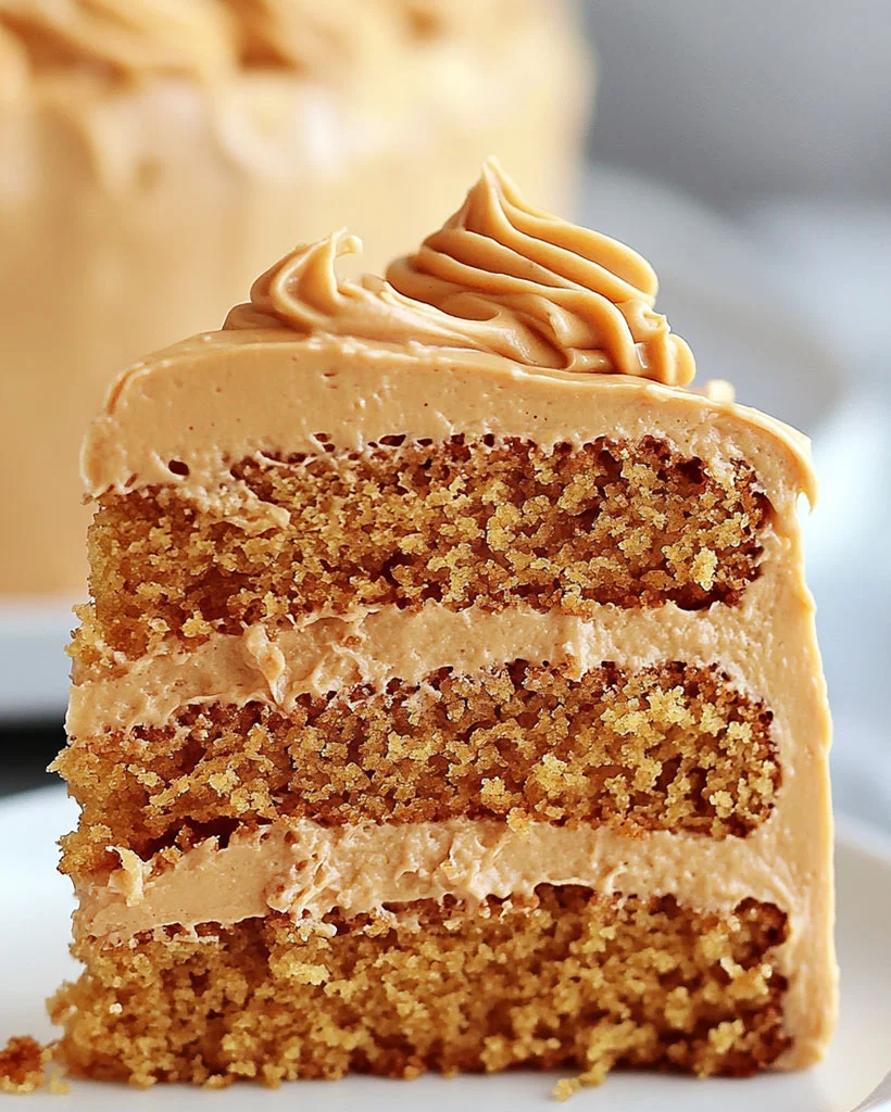 Peanut Butter Cake with Peanut Butter Frosting