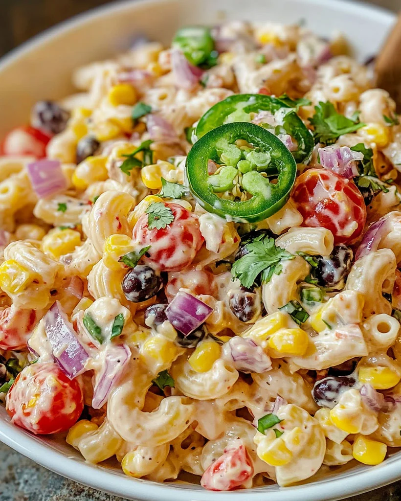 Easy Mexican Macaroni Salad Recipe | Perfect Side Dish