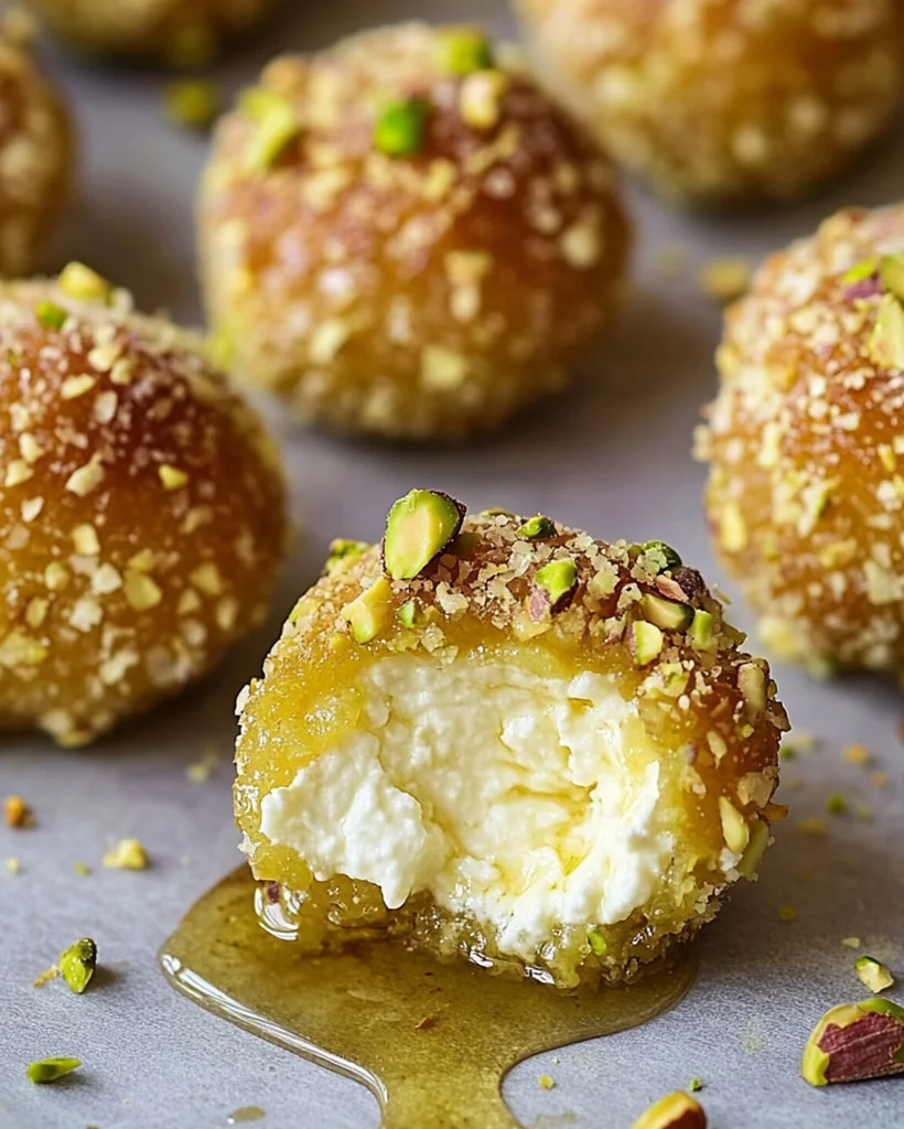 Creamy Pistachio Cheesecake Truffles - Easy Dessert Recipe