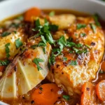 Savory Chicken Stew with potatoes and carrots