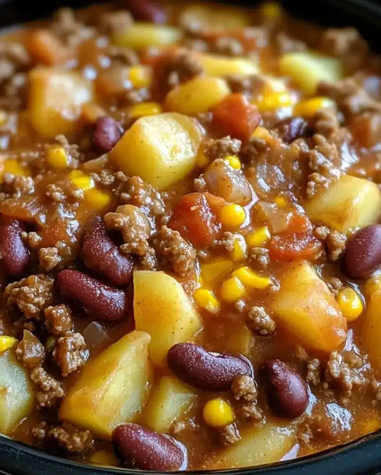 Slow Cooker Cowboy Casserole – Easy Family Dinner