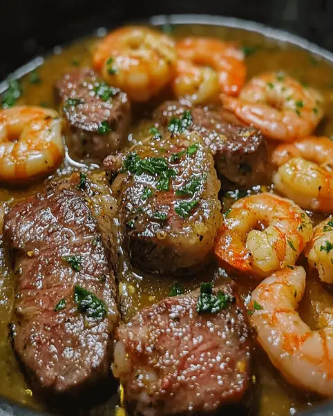 Steak and Shrimp Scampi Recipe – Easy Garlic Butter Dish