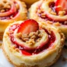 Strawberry Cream Cheese Crumble Rolls – Easy Dessert Recipe