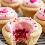 Elegant Strawberry Sugar Cookie Cups