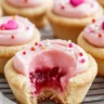 Elegant Strawberry Sugar Cookie Cups