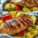 Juicy Teriyaki Chicken and Pineapple Foil Packets – Easy Dinner Recipe