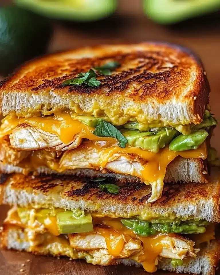 Chicken Avocado Melt Sandwich – Best Grilled Recipe