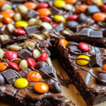 Easy Chocolate Candy Brownie Pizza Recipe 9 Easy Chocolate Candy Brownie Pizza Recipe