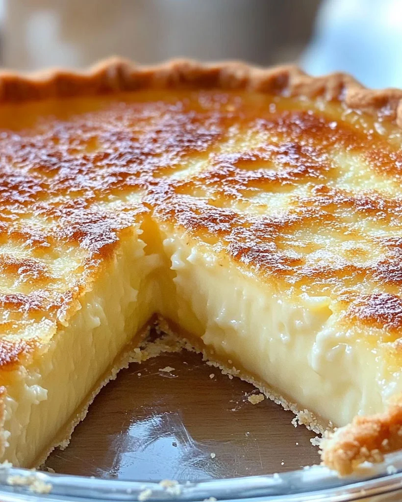 Old-Fashioned Egg Custard Pie Recipe – Homemade Dessert