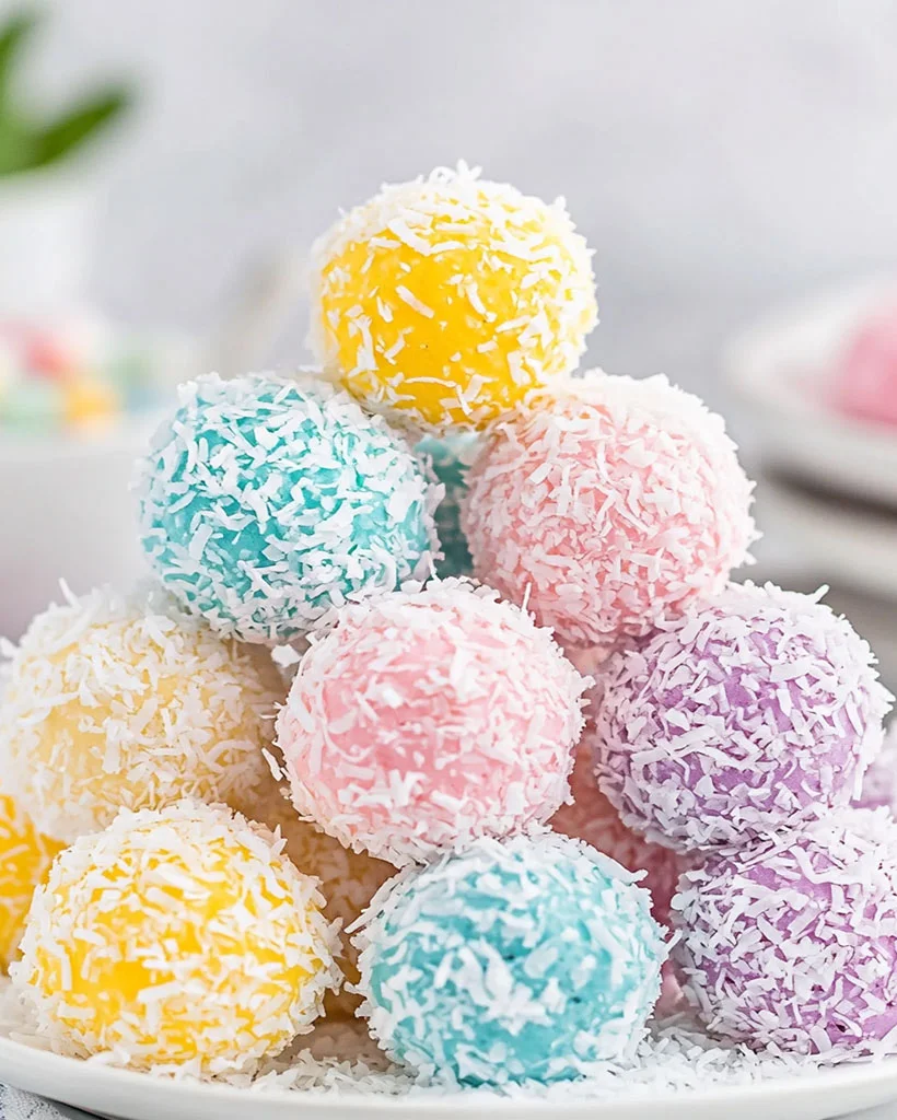 Easter Bunny Coconut Truffles Recipe | Best Easter Desserts