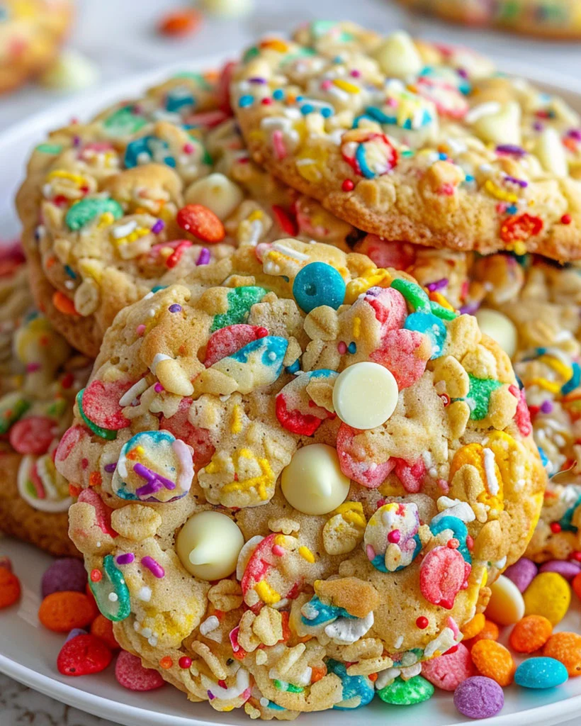 Fruity Pebbles Cookies Recipe