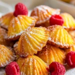 Lemon Raspberry Madeleines – Easy French Pastry Recipe