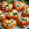 Heart-Shaped Mini Pizzas Recipe – Best Romantic Dinner