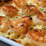 Shrimp Scampi Pasta Bake – Cheesy Pasta Recipe