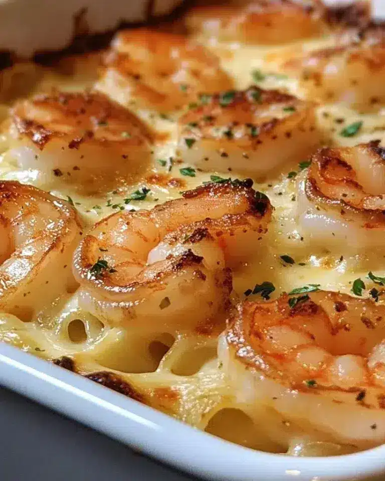 Shrimp Scampi Pasta Bake – Cheesy Pasta Recipe