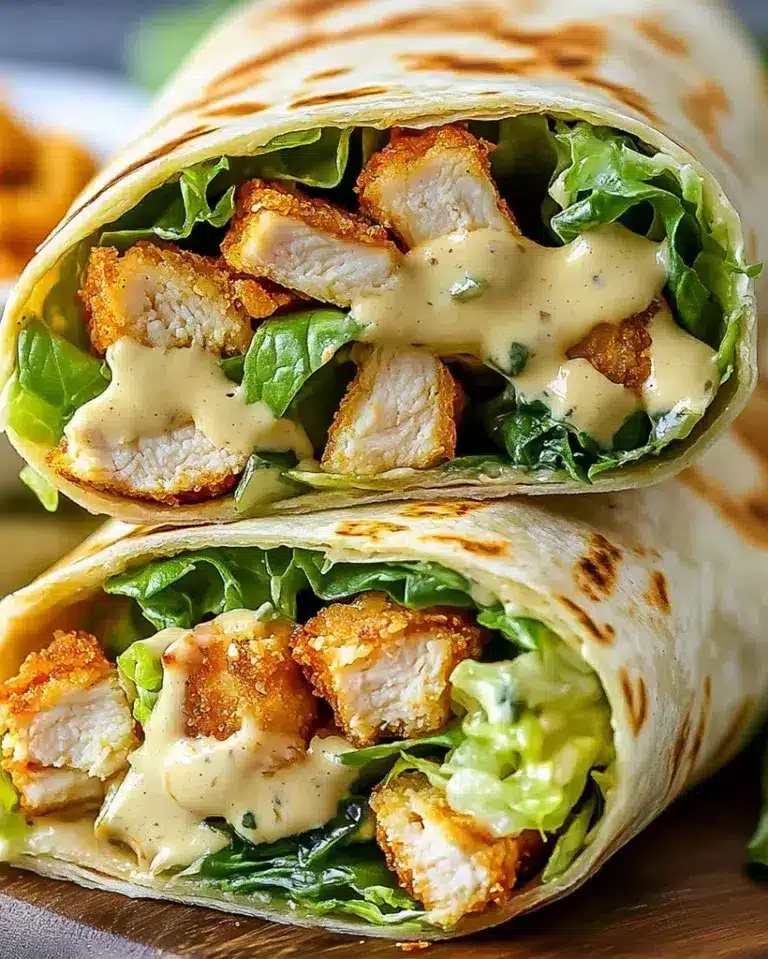 Easy Chicken Caesar Wrap Recipe – Easy Recipe