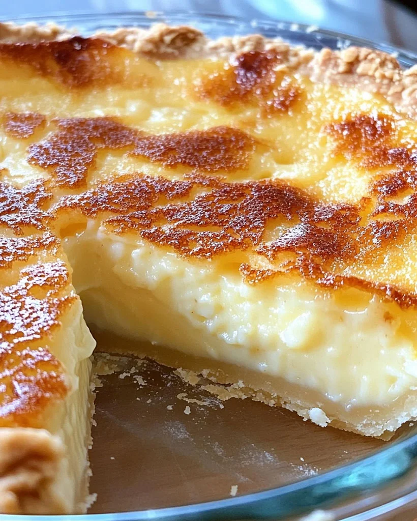 Old-Fashioned Egg Custard Pie Recipe – Homemade Dessert