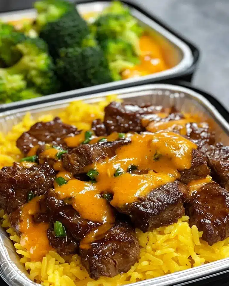 Cheesy Garlic Butter Steak Bites – Easy Dinner Recipe