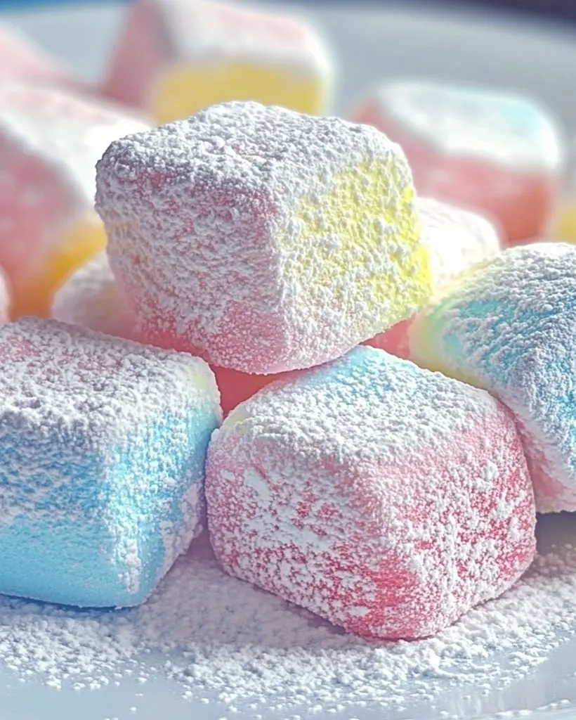 Cotton Candy Marshmallows – Easy Homemade Dessert