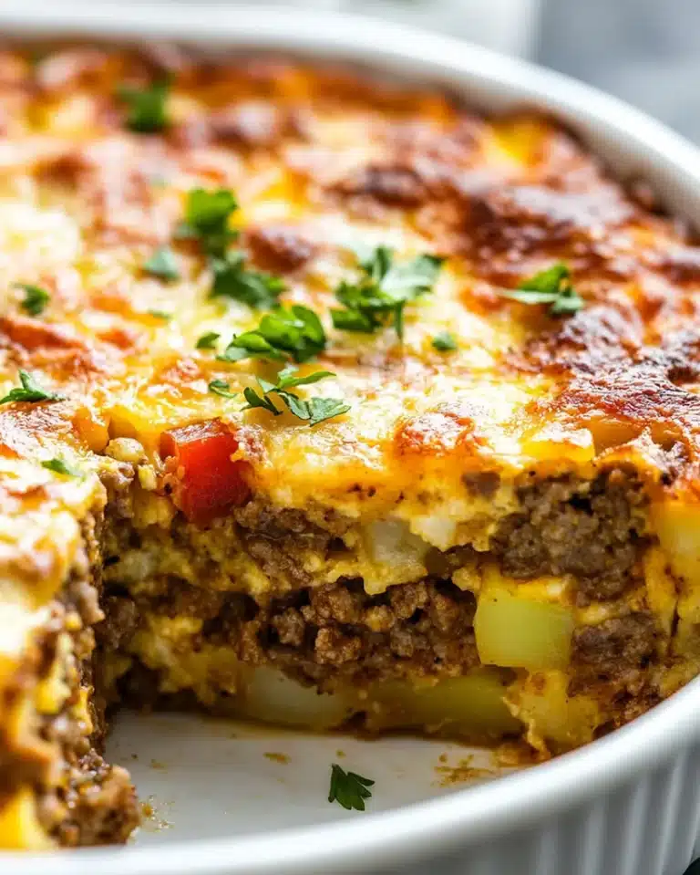 Sausage Potato Frittata – Best Protein Breakfast Recipe