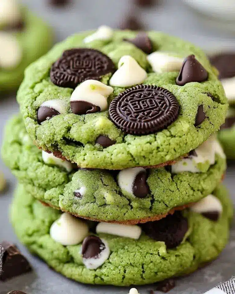 Homemade Green Chocolate Chip Cookies – Easy Recipe
