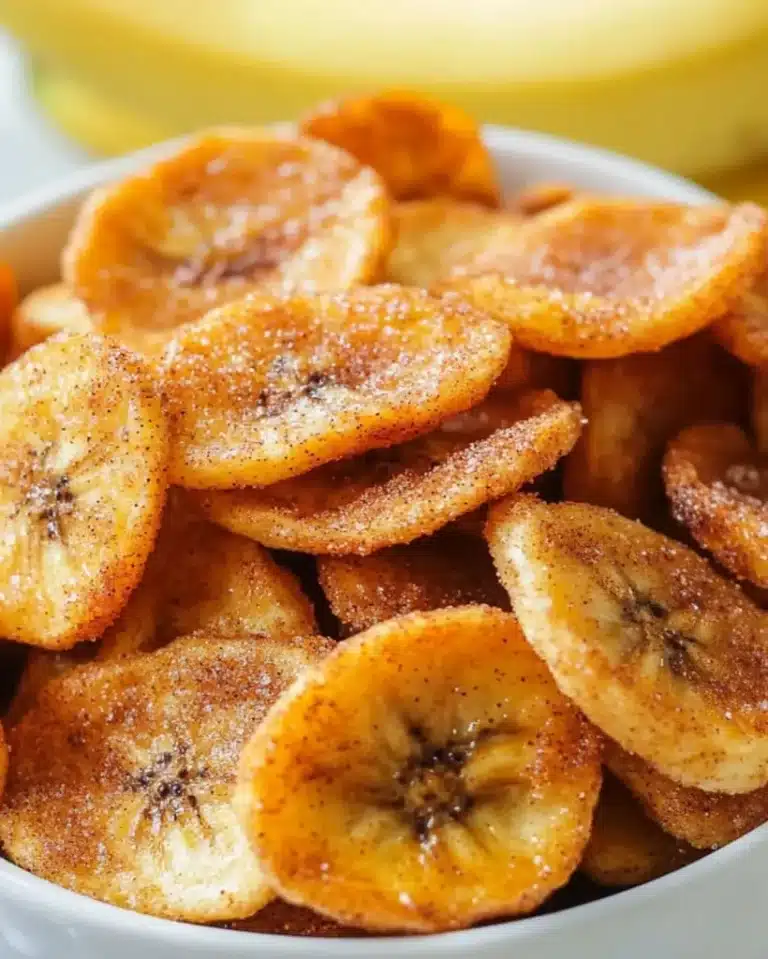 Homemade Air-Fried Banana Chips – Healthy Snack Recipe
