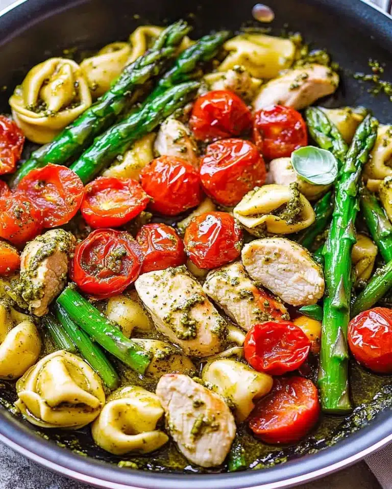 Pesto Chicken Tortellini – Easy & Creamy Pasta Recipe