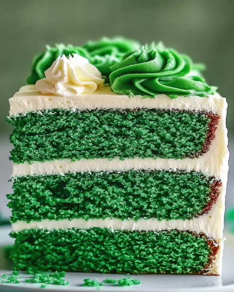 St. Patrick's Day Green Velvet Cake Recipe