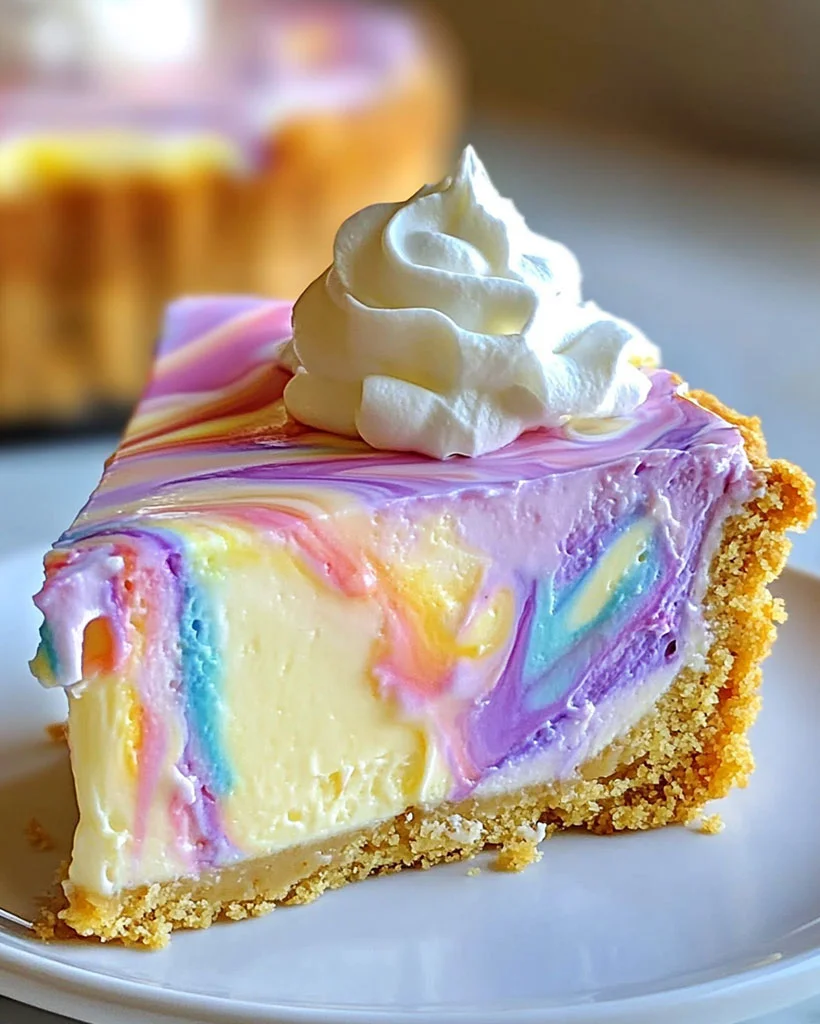 Unicorn Swirl Cheesecake – Best Colorful Dessert Recipe