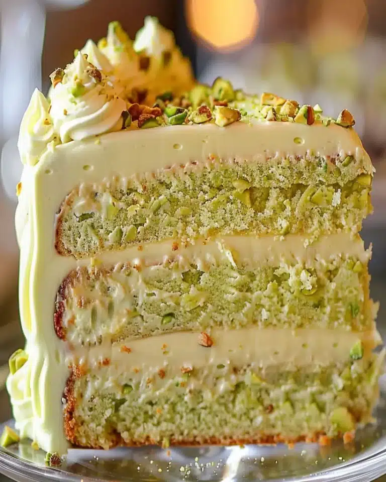 Best Pistachio Cream Cake – Moist Layered Dessert Recipe