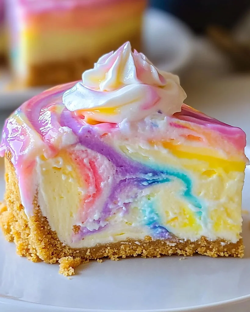 Unicorn Swirl Cheesecake – Best Colorful Dessert Recipe